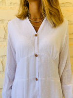 White Dottie Dress