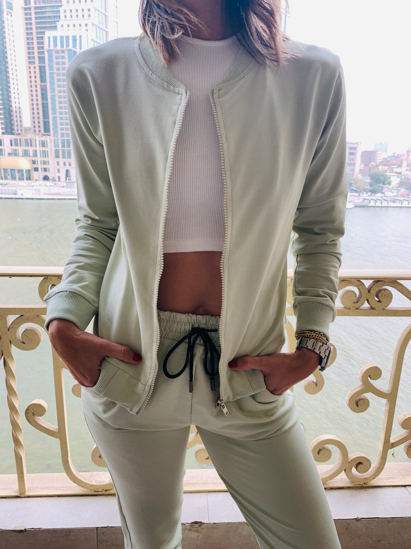 Sage Bomber Set