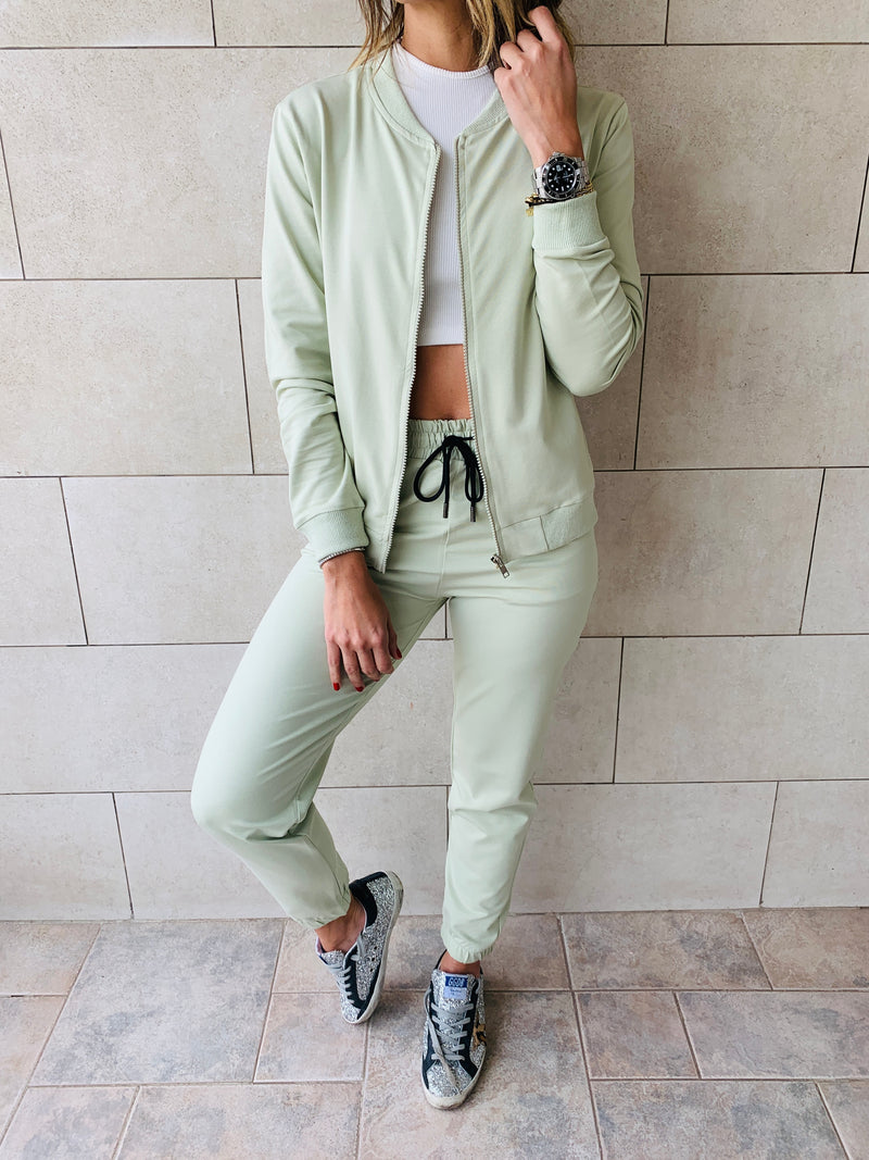 Sage Bomber Set