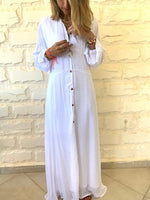 White Dottie Dress