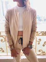 Beige Bomber Set