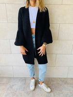 Black Fluffing Around Cardi