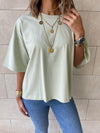 Black & Red & Mint Oversize T-shirt Set