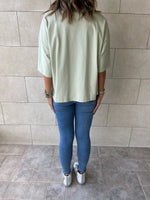 Black & Red & Mint Oversize T-shirt Set