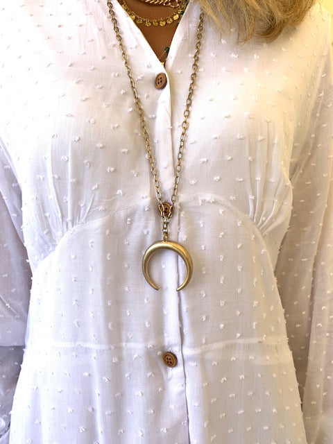 White Dottie Dress
