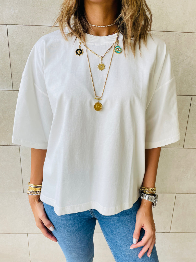 White Oversize T-shirt