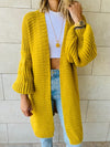 Mustard Fluffing Around Cardi