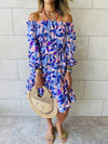 Purple Mosaic Alejandra Dress