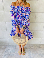 Purple Mosaic Alejandra Dress