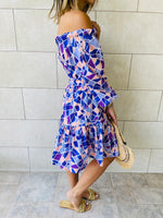 Purple Mosaic Alejandra Dress