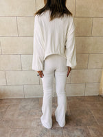 White Around Town Sweater Set