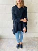 Black Fall Layering Shirt