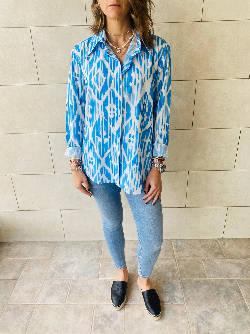 Blues Button Down Shirt