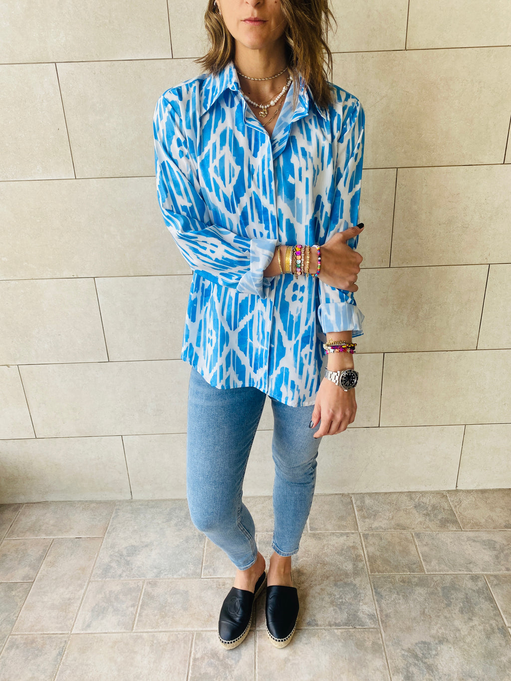 Blues Button Down Shirt