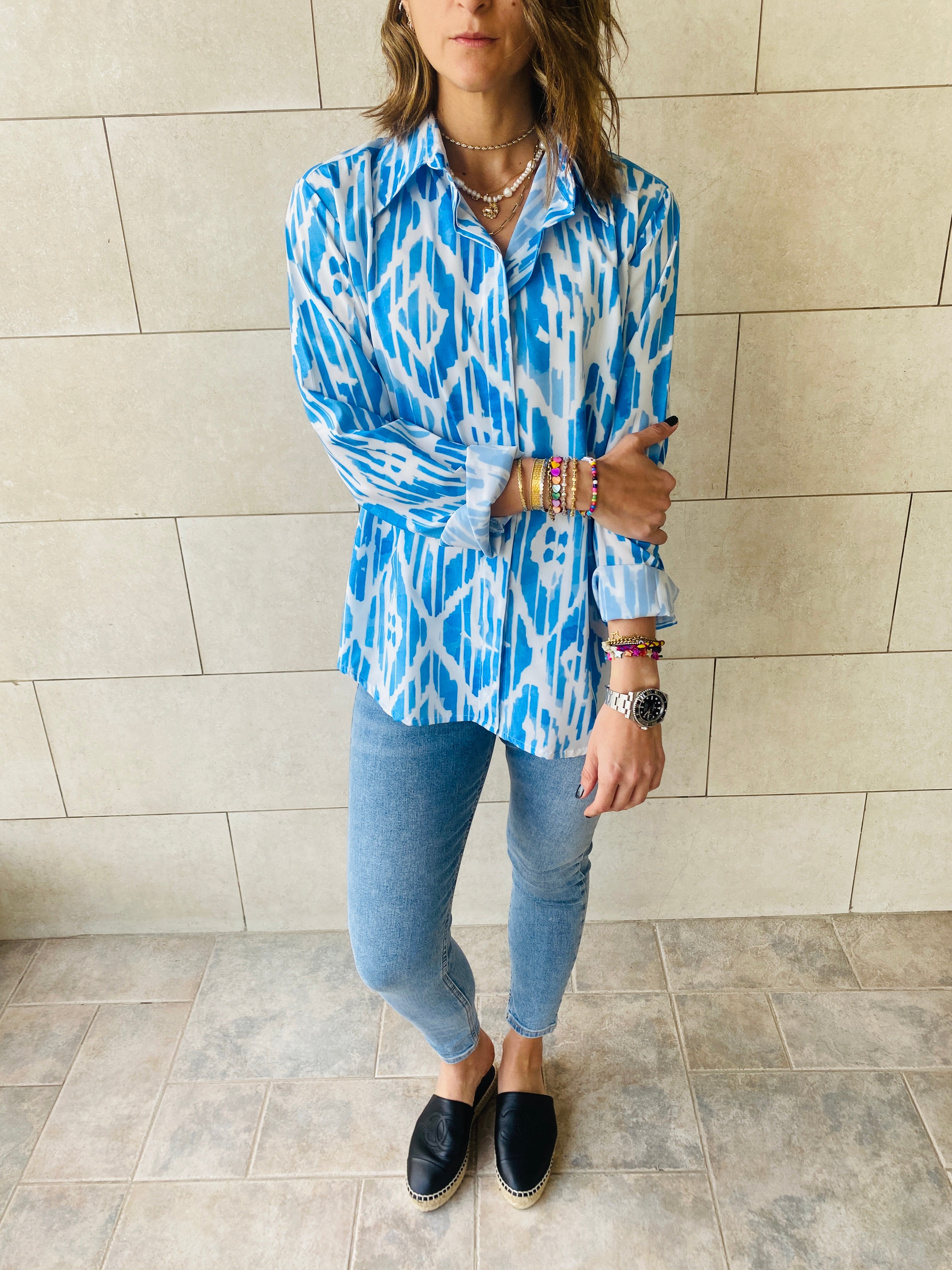 Blues Button Down Shirt