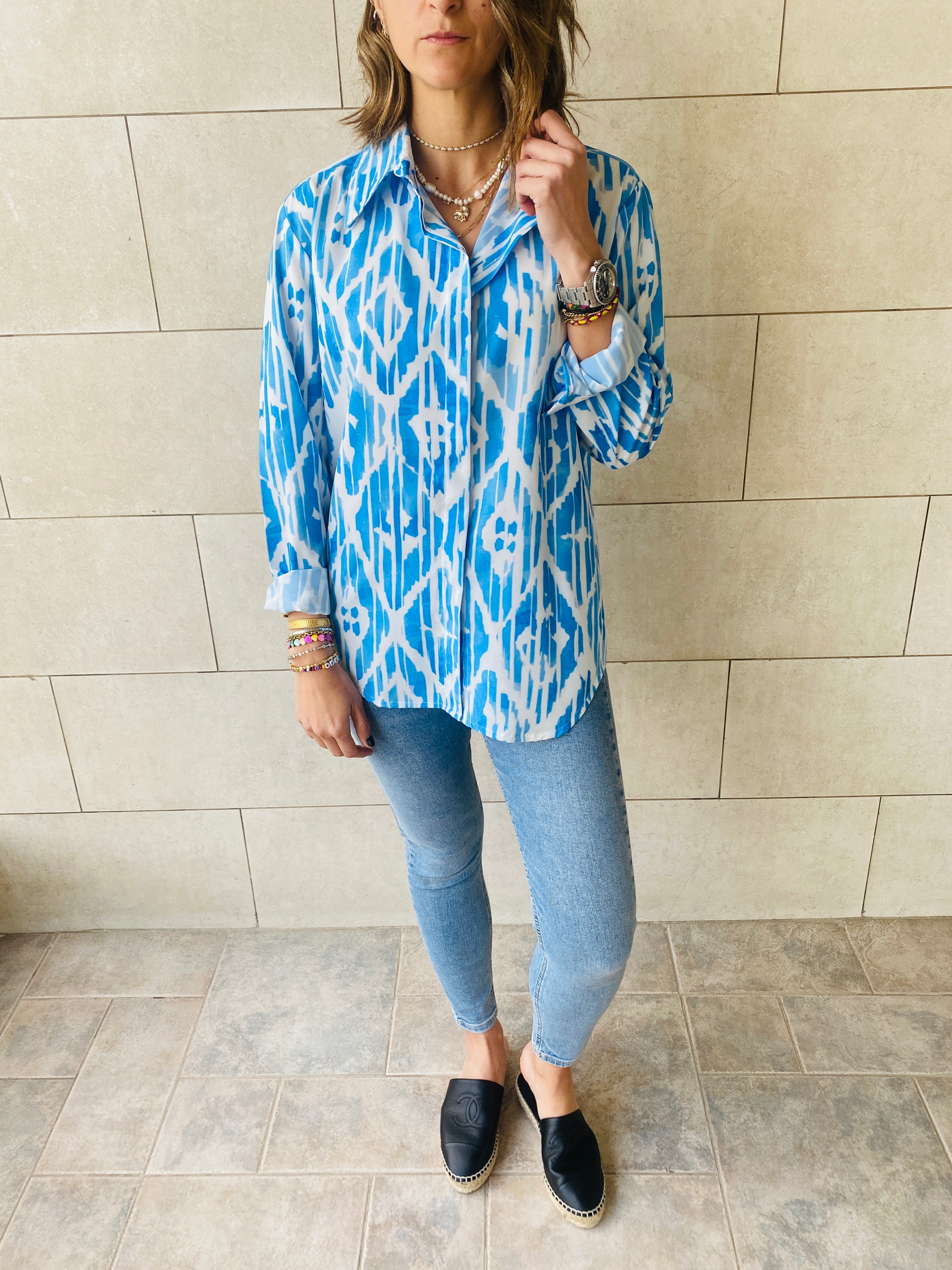 Blues Button Down Shirt