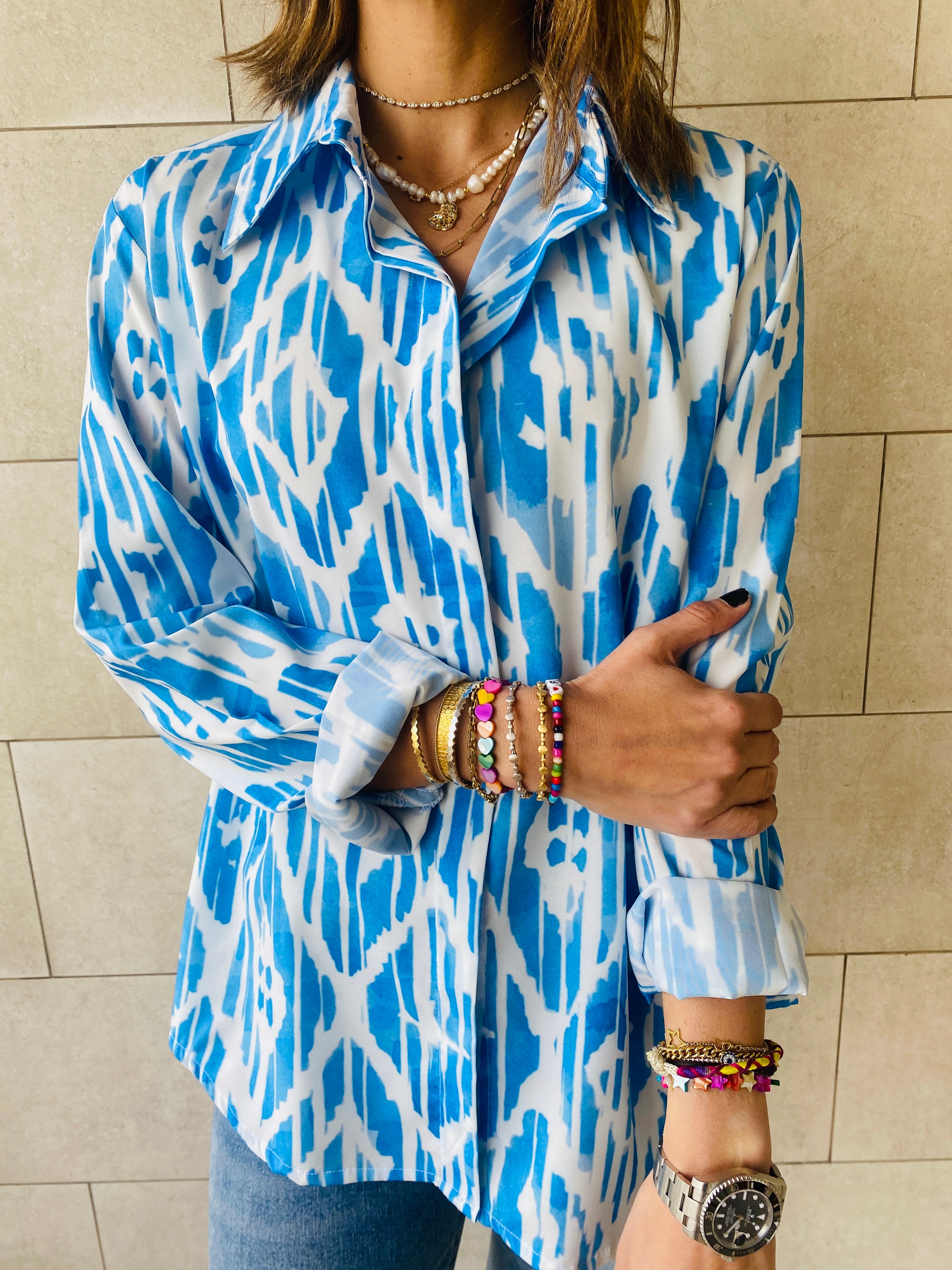 Blues Button Down Shirt