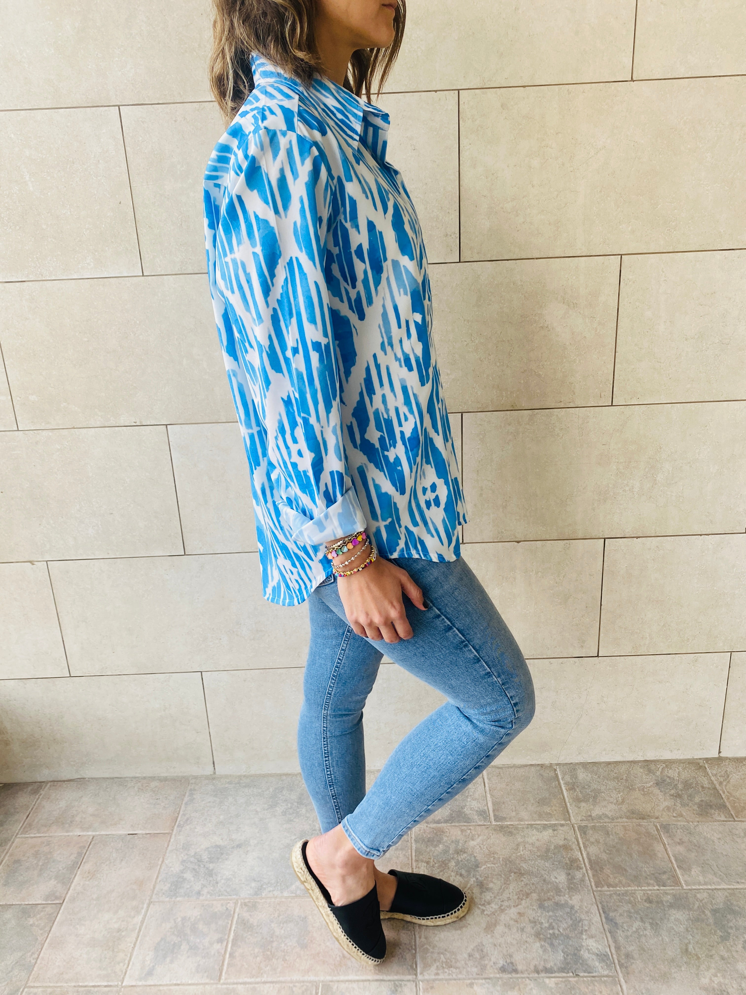 Blues Button Down Shirt