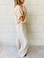2 Piece Beige Lightweight Set