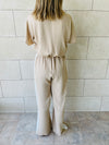 2 Piece Beige Lightweight Set