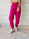 Fuchsia Fleece Line Jogger Sweats