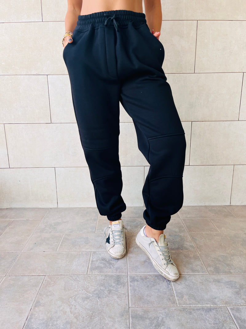 Black Fleece Line Jogger Sweats