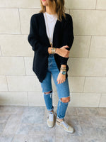 Black Basic Cardigan
