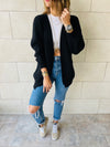 Black Basic Cardigan