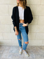 Black Basic Cardigan