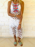 Cleo Embroidered Coverup