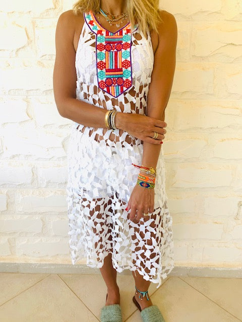 Cleo Embroidered Coverup