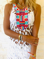 Cleo Embroidered Coverup