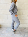 2 Piece Grey Knit Set