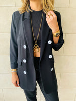 Black Pants Suit Set