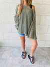 Olive Luxe Mesh Coverup