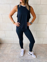 Black Dry Fit Workout Top