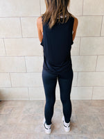 Black Dry Fit Workout Top
