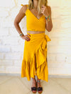 Mustard Bonita Linen Set