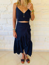 Navy Bonita Linen Set