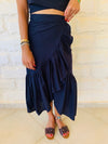 Navy Bonita Linen Set