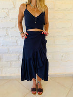 Navy Bonita Linen Set