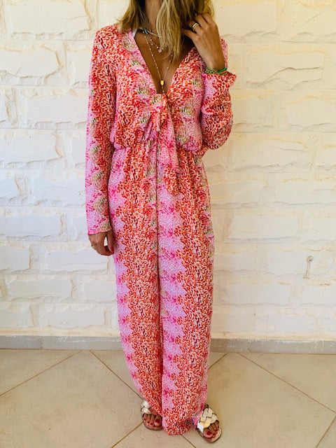 Pink Confetti Jumpsuit