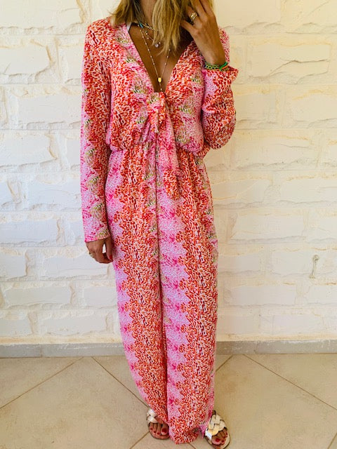 Pink Confetti Jumpsuit