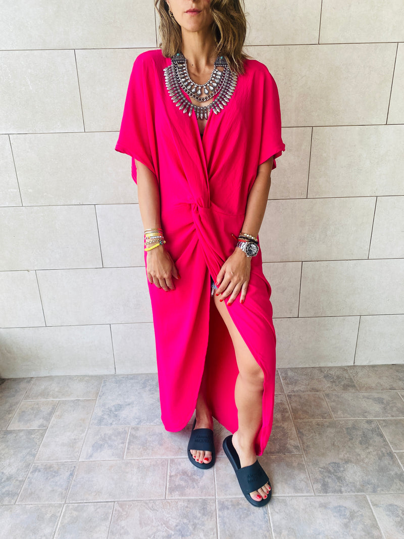 Fuchsia Knot Coverup
