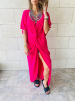 Fuchsia Knot Coverup