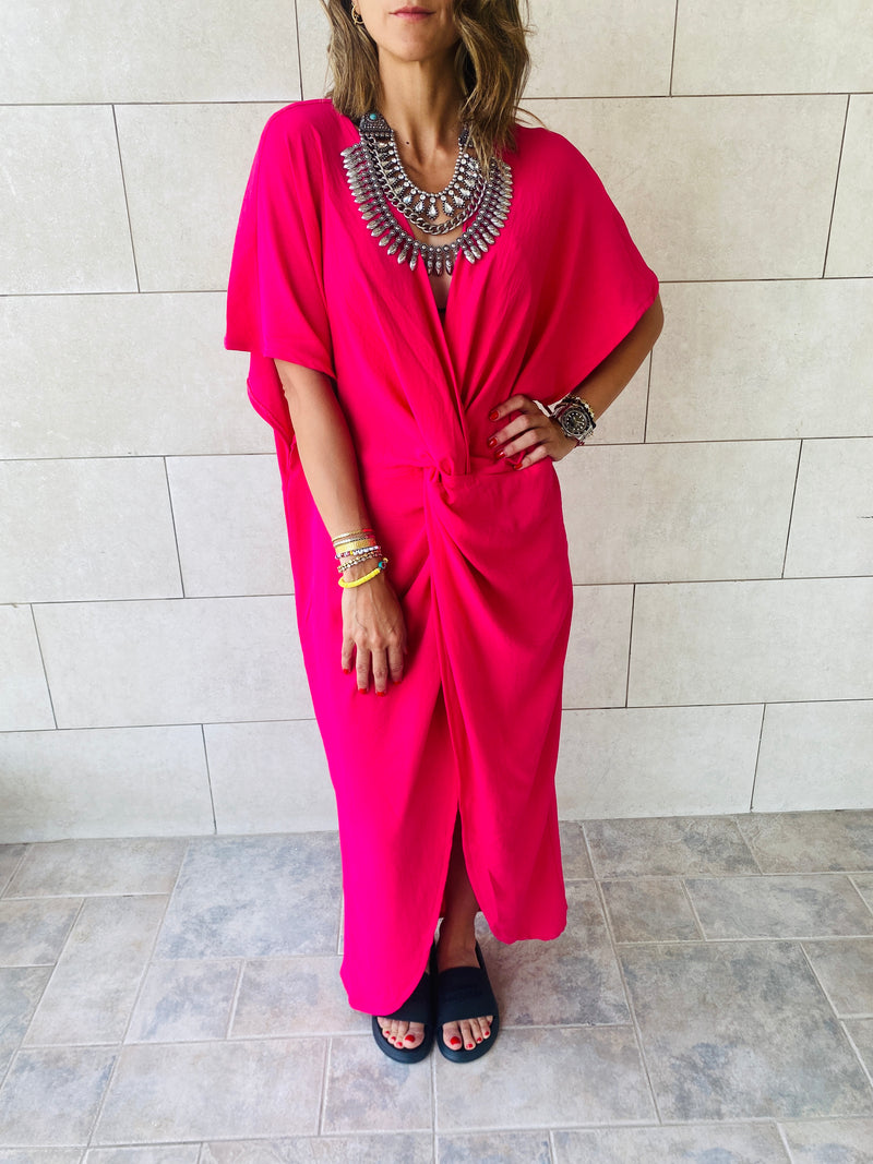 Fuchsia Knot Coverup