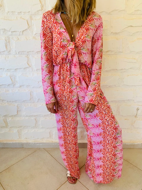 Pink Confetti Jumpsuit