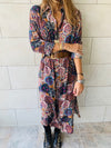 Multi Print Shirt Dress