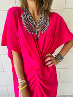 Fuchsia Knot Coverup
