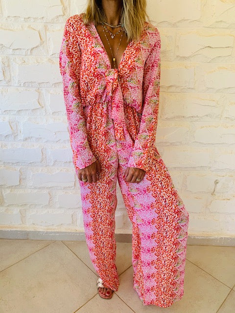 Pink Confetti Jumpsuit